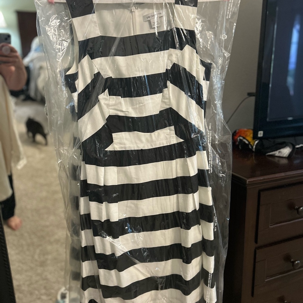 Liz Claiborne Monochrome Dress